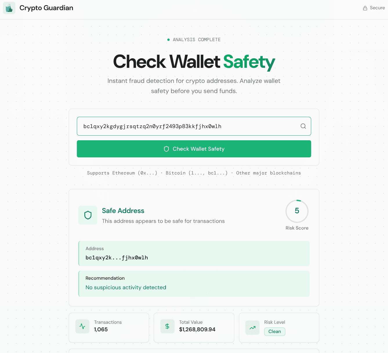 Crypto Guardian